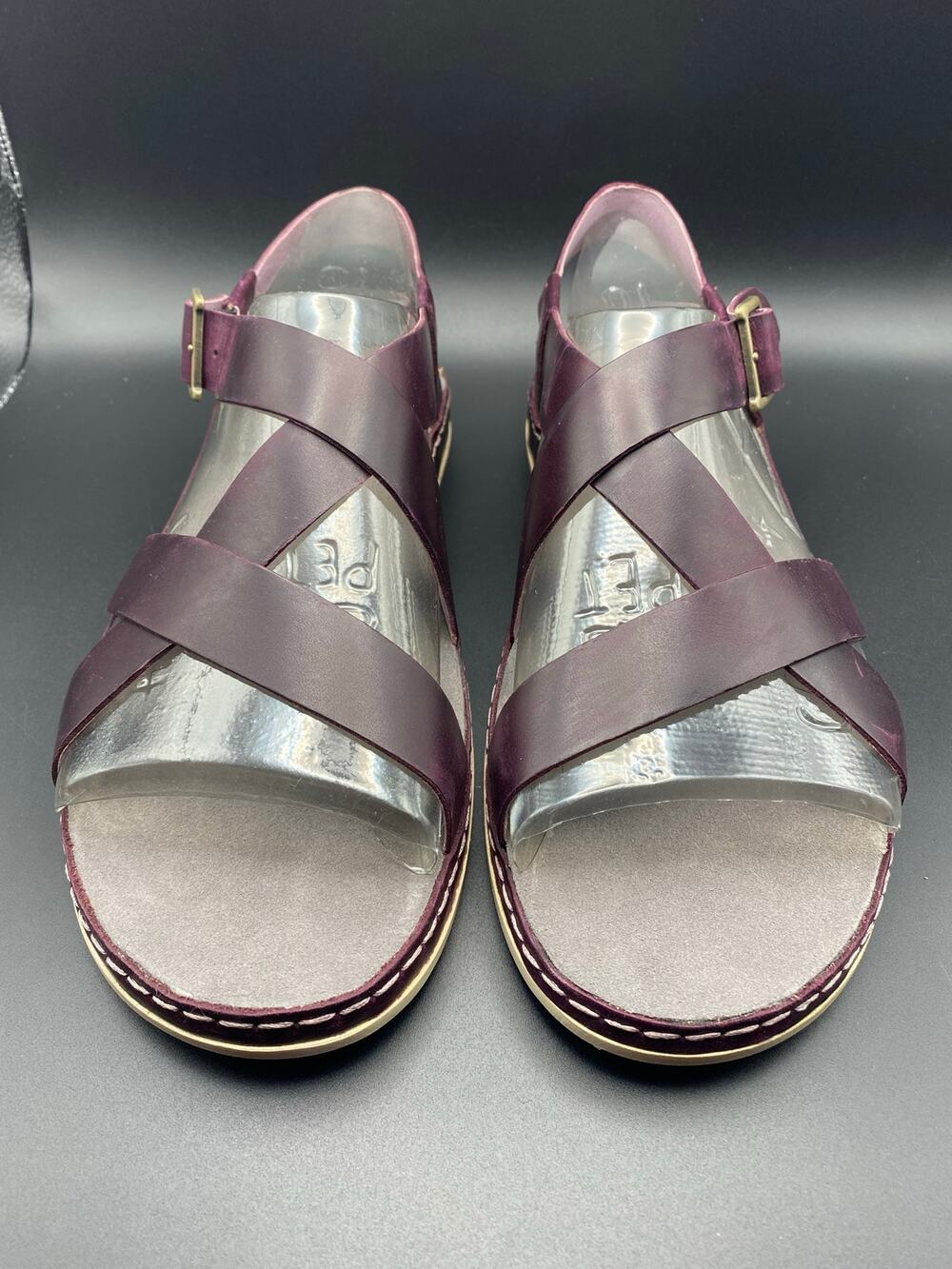 New Chaco Leather Wayfarer Strappy Sandal Fig/10 Gorpcore Outdoor Hiking Sandal